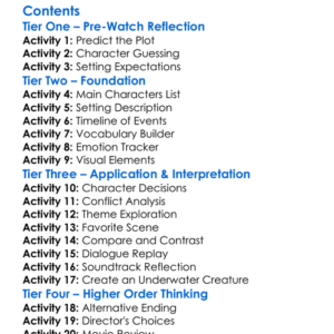 The Underwater Realm Worksheet Activity Booklet