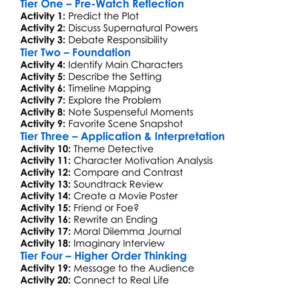 The Unhealer 2020 Worksheet Activity Booklet