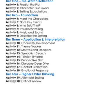 The Victim 2011 Worksheet Activity Booklet