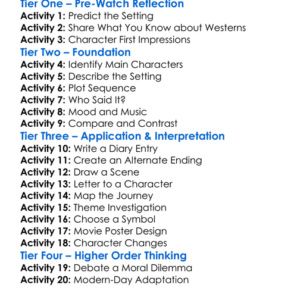 The Virginian 2000 Worksheet Activity Booklet