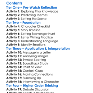 The War Of 33 Letters From Beirut 2008 Worksheet Activity Booklet