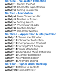 The War Riders 2016 Worksheet Activity Booklet