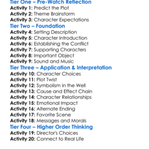 The Well 2024 Worksheet Activity Booklet