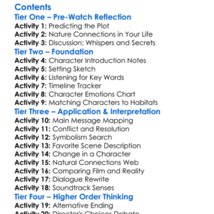 The Whisper 2 Natural Connection 2024 Worksheet Activity Booklet