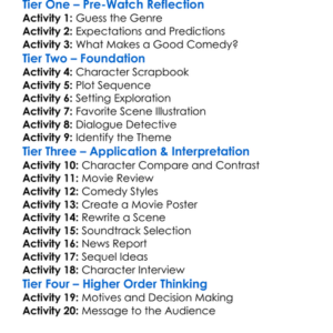 The Whole Ten Yards 2004 Worksheet Activity Booklet