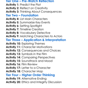 The Words 2012 Worksheet Activity Booklet
