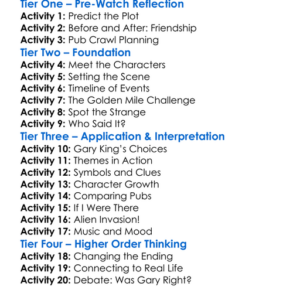 The Worlds End 2013 Worksheet Activity Booklet