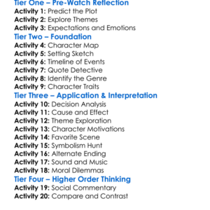 The Yards 2000 Worksheet Activity Booklet