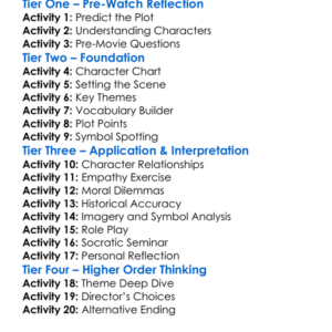 The Young Messiah 2016 Worksheet Activity Booklet