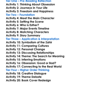 The Zahir Paulo Coelho Worksheet Activity Booklet