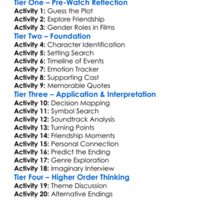 Thelma  Louise 1991 Worksheet Activity Booklet