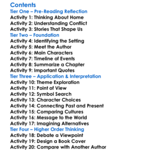 There Was A Country Chinua Achebe Worksheet Activity Booklet