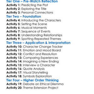 Things Behind The Sun 2001 Worksheet Activity Booklet