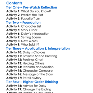 Thomas  Friends Daisy And Other Thomas Stories 1993 Worksheet Activity Booklet
