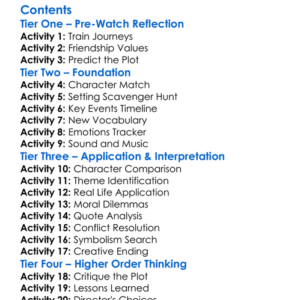 Thomas  Friends Journey Beyond Sodor 2017 Worksheet Activity Booklet