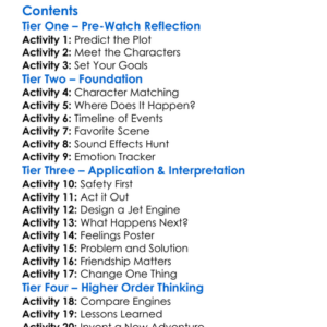 Thomas  Friends Thomas And The Jet Engine 2004 Worksheet Activity Booklet