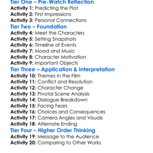 Those Who Walk Away 2022 Worksheet Activity Booklet