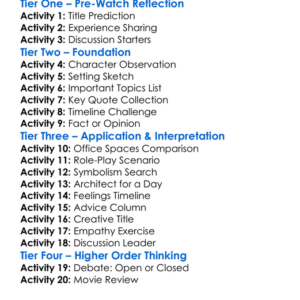 Three Walls 2011 Worksheet Activity Booklet