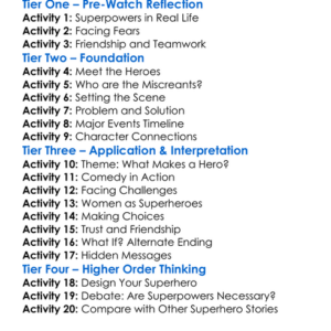Thunder Force 2021 Worksheet Activity Booklet