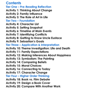 Time Must Have A Stop Aldous Huxley Worksheet Activity Booklet