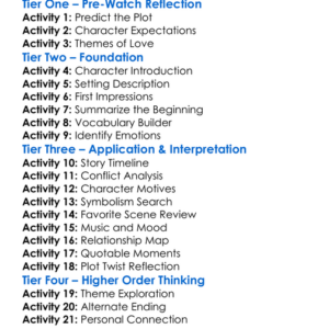 Timeless Love 2019 Worksheet Activity Booklet