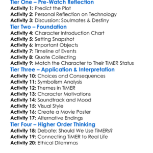 Timer 2009 Worksheet Activity Booklet