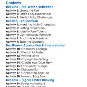 Tinker Bell And The Great Fairy Rescue 2010 Worksheet Activity Booklet