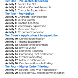Titanic 1997 Worksheet Activity Booklet