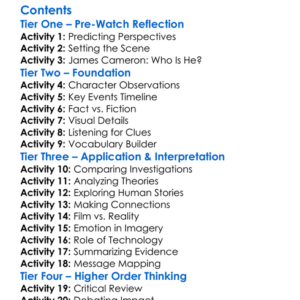 Titanic 25 Years Later With James Cameron 2023 Worksheet Activity Booklet