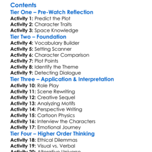 Tom And Jerry Blast Off To Mars 2005 Worksheet Activity Booklet