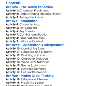 Tom And Jerry Meet Sherlock Holmes 2010 Worksheet Activity Booklet