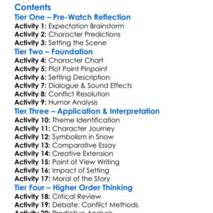 Tom And Jerry Snowmans Land 2022 Worksheet Activity Booklet