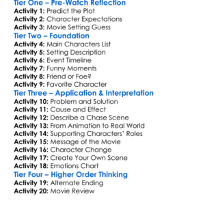 Tom  Jerry 2021 Worksheet Activity Booklet