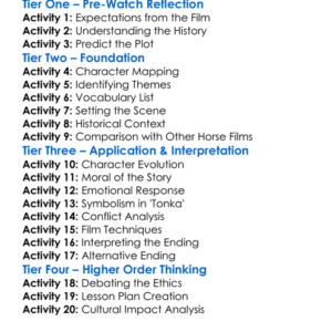 Tonka 1958 Disney Horse Film Worksheet Activity Booklet
