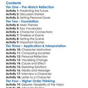 Toward A Vision Of A Future Society 1994 Worksheet Activity Booklet