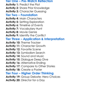Tower Of Silence 2019 Worksheet Activity Booklet