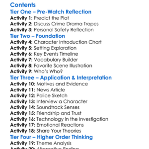 Trackdown Finding The Goodbar Killer 1983 Worksheet Activity Booklet