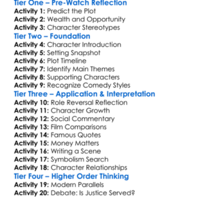 Trading Places 1983 Worksheet Activity Booklet