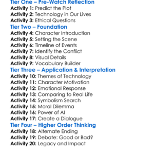 Transcendence 2014 Worksheet Activity Booklet