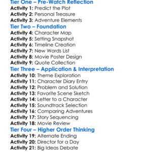 Treasure Hunt 2003 Worksheet Activity Booklet