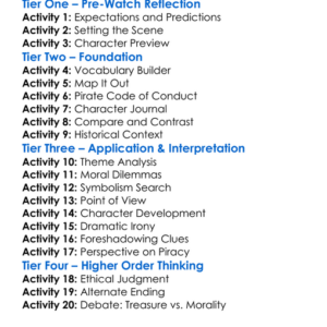 Treasure Island 1950 Worksheet Activity Booklet