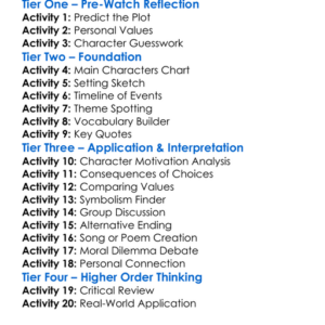 Treasure Lies 2020 Worksheet Activity Booklet