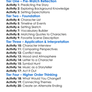 Trench 2018 Worksheet Activity Booklet