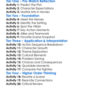 Triple Threat 2019 Worksheet Activity Booklet