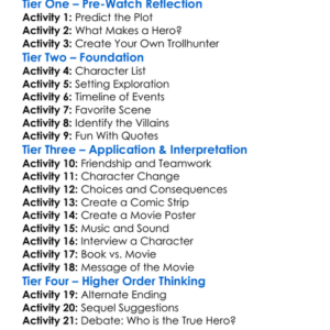 Trollhunters Rise Of The Titans Worksheet Activity Booklet
