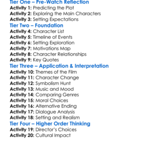 True Romance 1993 Worksheet Activity Booklet