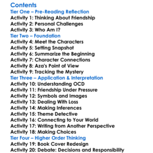 Turtles All The Way Down John Green Worksheet Activity Booklet