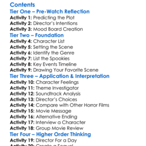 Twisted Tale The Unmaking Of Spookies 2019 Worksheet Activity Booklet