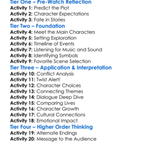 Twists Of Fate 2012 Worksheet Activity Booklet