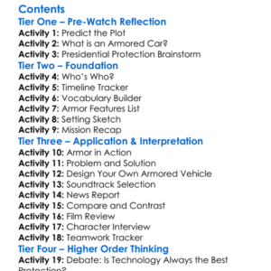 Ultimate Armored Car The Presidential Beast 2012 Worksheet Activity Booklet